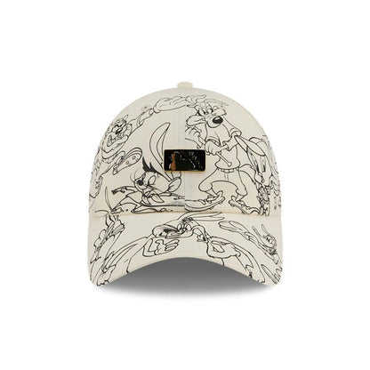 Pictured is this MiLB X Looney Tunes Minor League Logo Casual Classic Adjustable cap in Cream. 3