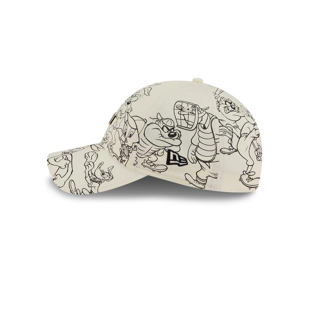 Pictured is this MiLB X Looney Tunes Minor League Logo Casual Classic Adjustable cap in Cream. 6