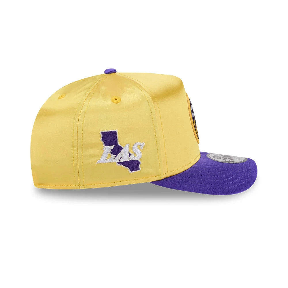 Pictured is this WNBA Draft 2026 Los Angeles Sparks 9FIFTY A-Frame Snapback cap in yellow. 5