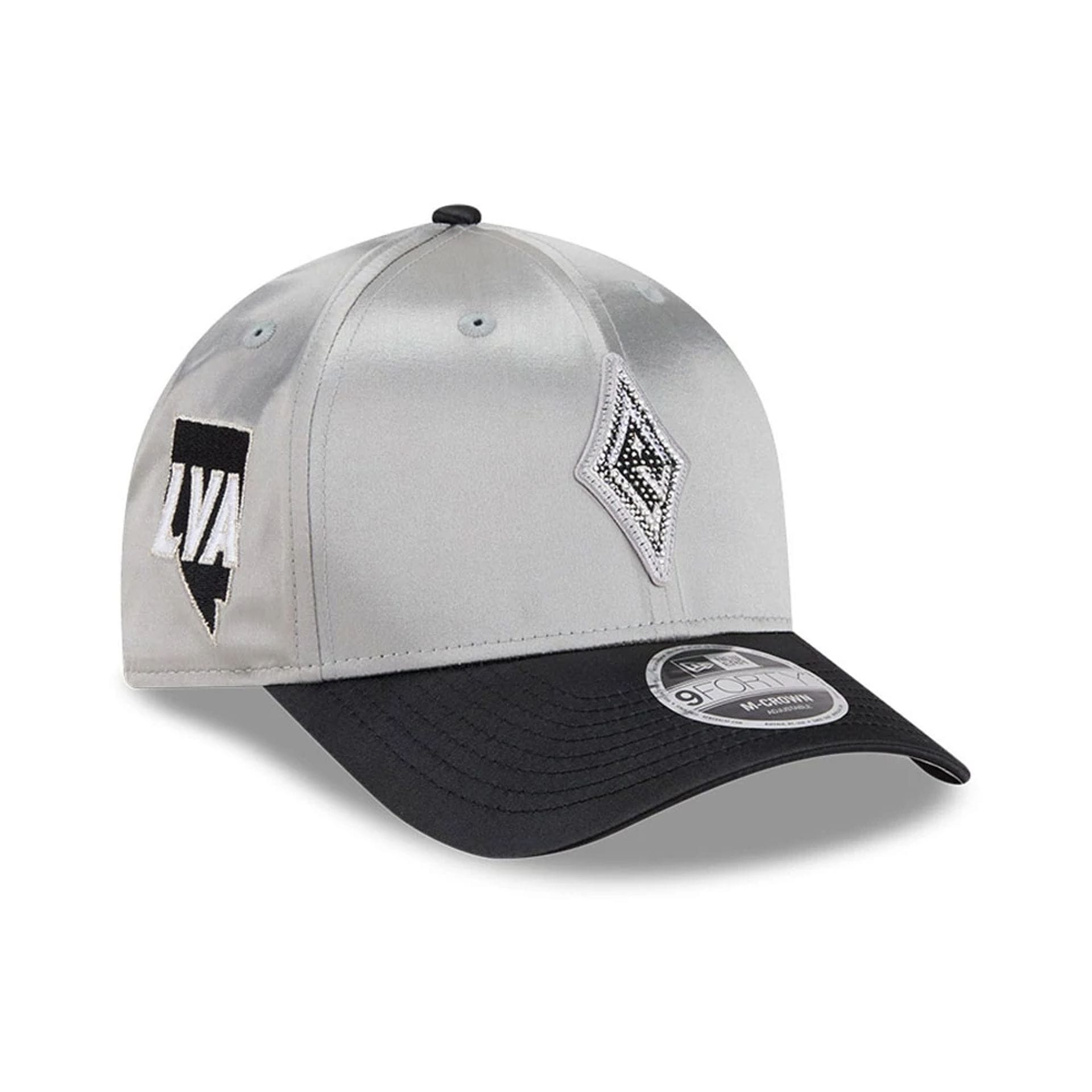 Pictured is this WNBA Draft 2026 Las Vegas Aces 9FORTY M-Crown cap in silver. 1