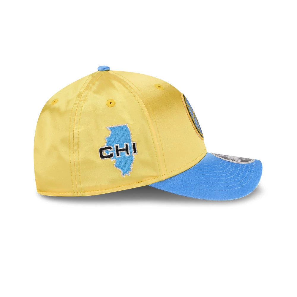 Pictured is this WNBA Draft 2026 Chicago Sky 9FORTY M-Crown cap in yellow. 5