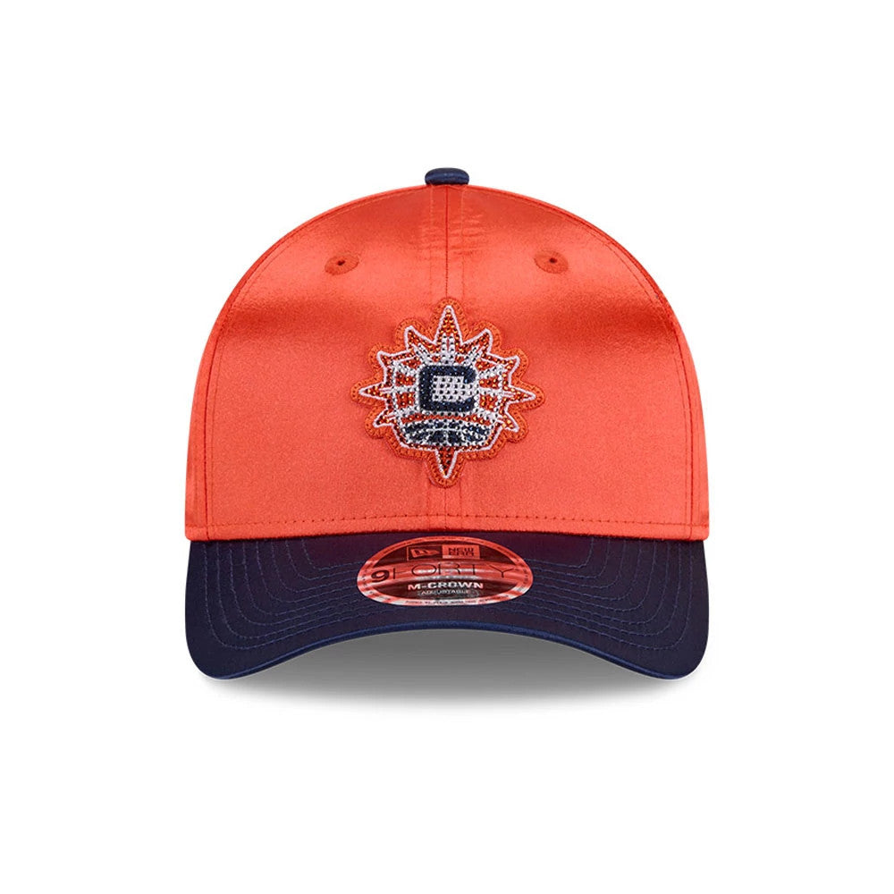 Pictured is this WNBA Draft 2026 Connecticut Sun 9FORTY M-Crown cap in orange. 3
