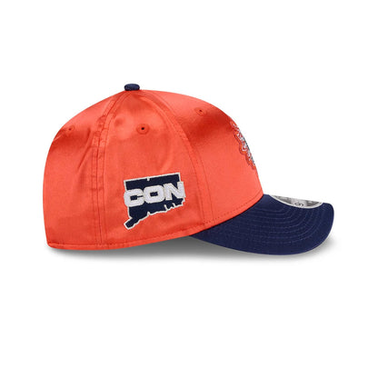Pictured is this WNBA Draft 2026 Connecticut Sun 9FORTY M-Crown cap in orange. 5