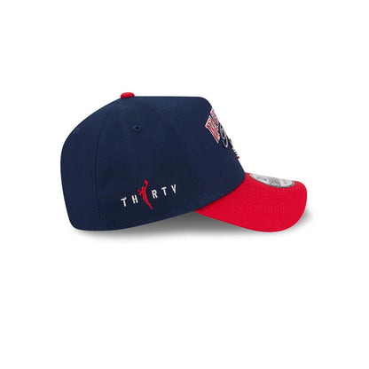 Pictured is this WNBA Tip Off 2026 Washington Mystics 9FORTY A-Frame cap in navy. 5
