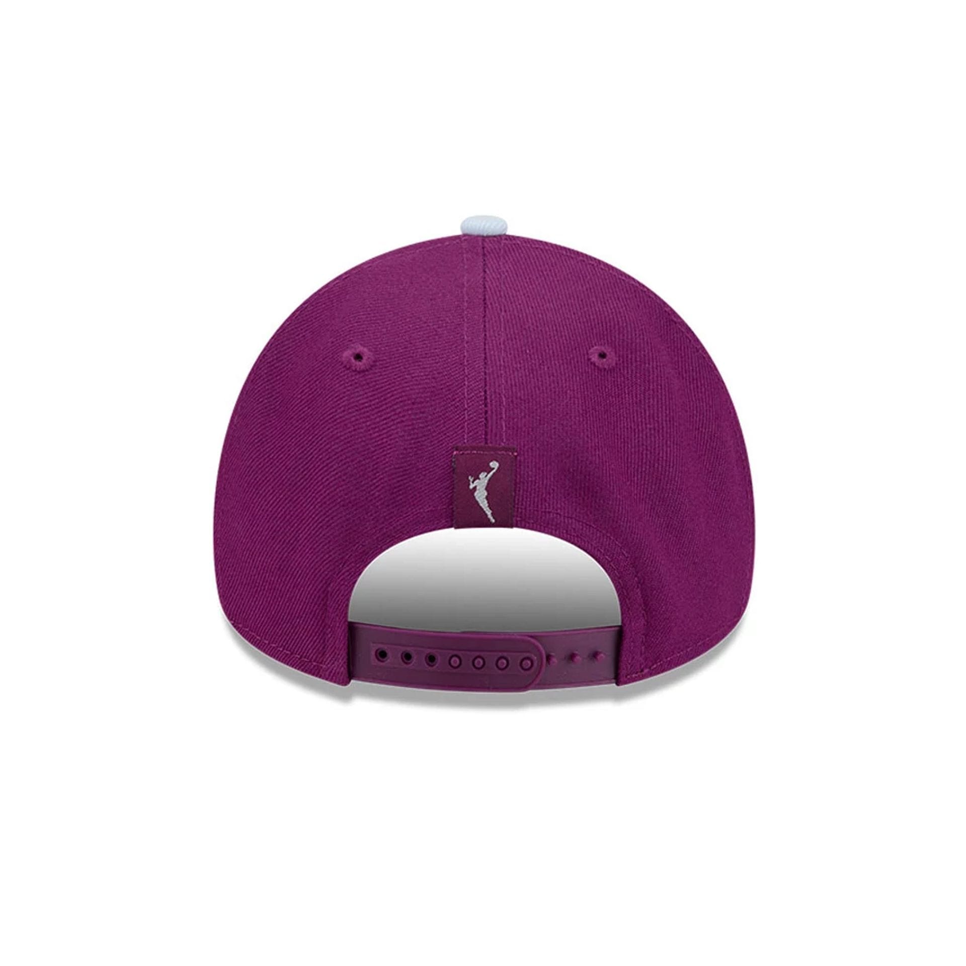 Pictured is this WNBA Tip Off 2026 Toronto Tempo 9FORTY A-Frame cap in dark red. 4