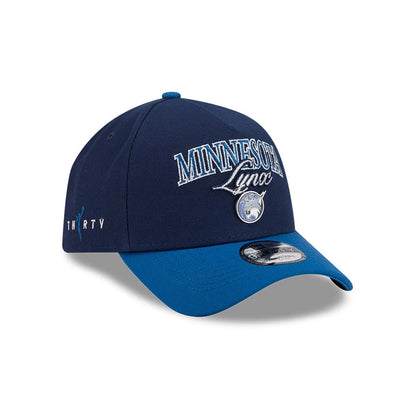 Pictured is this WNBA Tip Off 2026 Minnesota Lynx 9FORTY A-Frame cap in navy. 3
