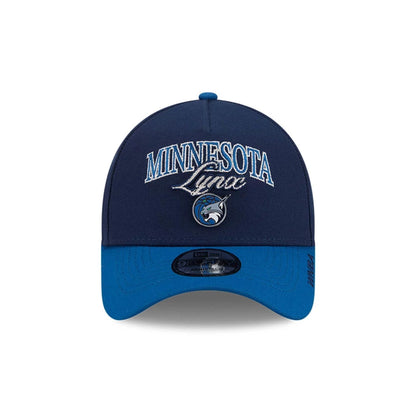 Pictured is this WNBA Tip Off 2026 Minnesota Lynx 9FORTY A-Frame cap in navy. 2