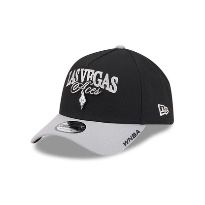 Pictured is this WNBA Tip Off 2026 Las Vegas Aces 9FORTY A-Frame cap in black. 1