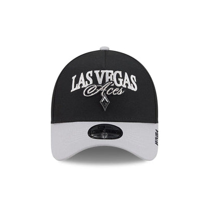 Pictured is this WNBA Tip Off 2026 Las Vegas Aces 9FORTY A-Frame cap in black. 2