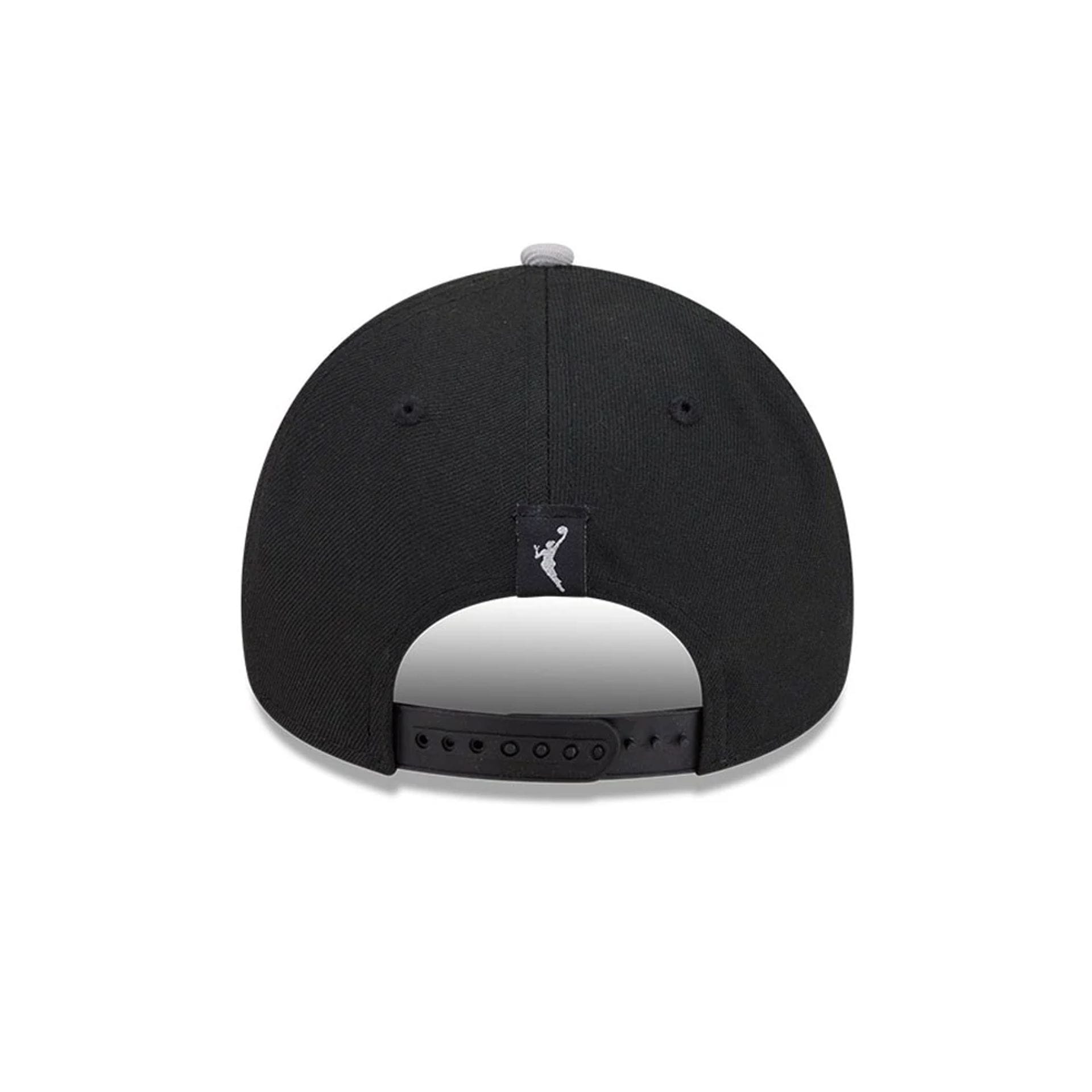 Pictured is this WNBA Tip Off 2026 Las Vegas Aces 9FORTY A-Frame cap in black. 4