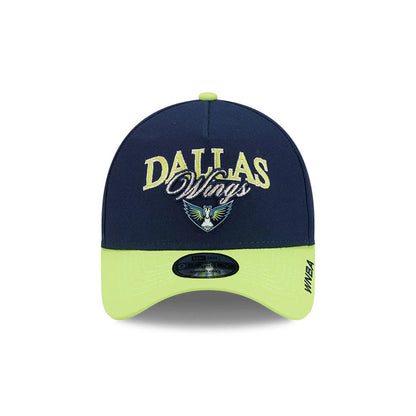 Pictured is this WNBA Tip Off 2026 Dallas Wings 9FORTY A-Frame cap in navy. 2