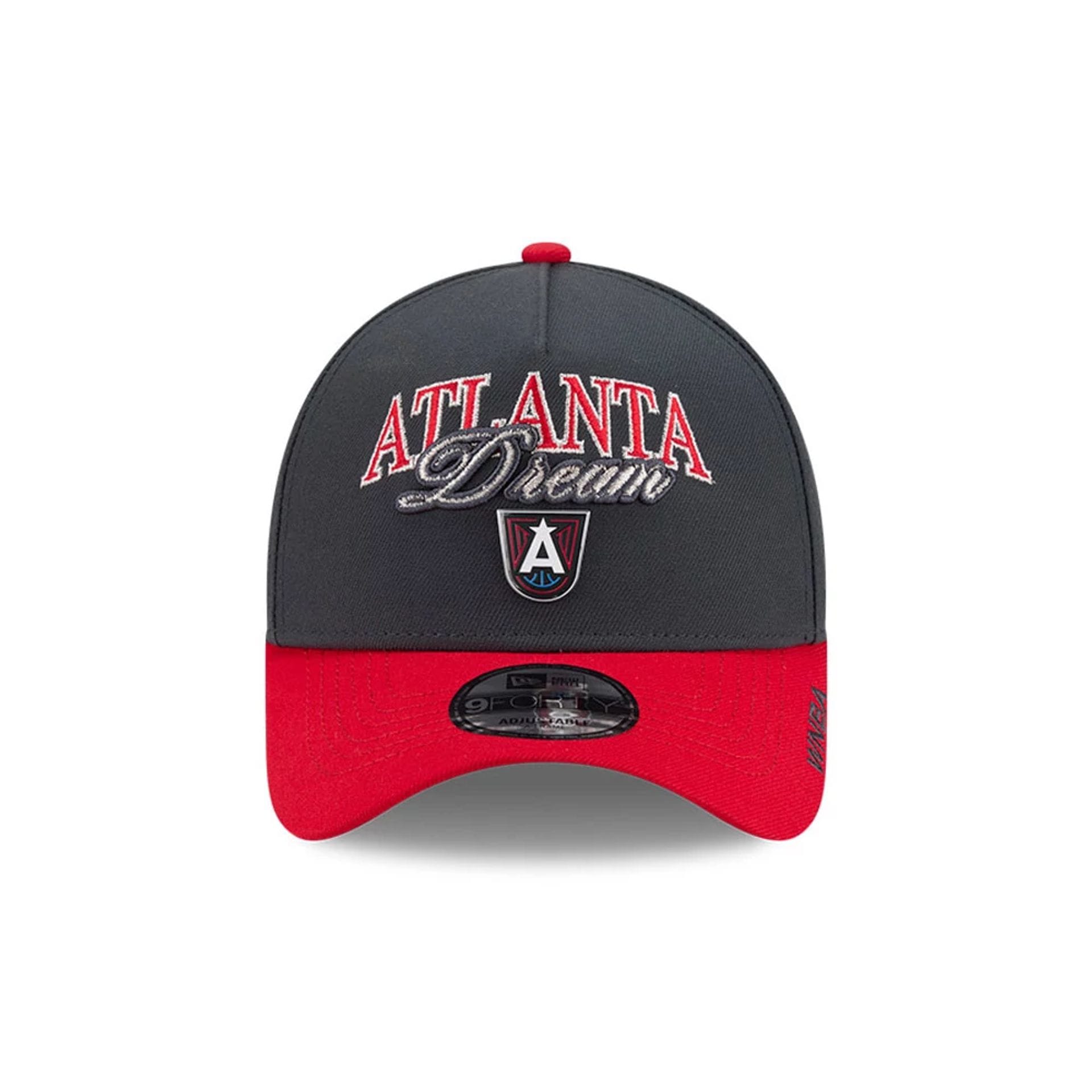 Pictured is this WNBA Tip Off 2026 Atlanta Dream 9FORTY A-Frame cap in Black. 2