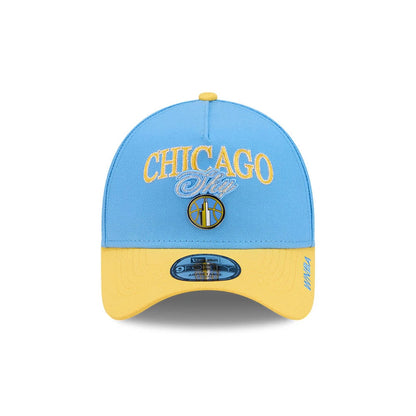 Pictured is this WNBA Tip Off 2026 Chicago Sky 9FORTY A-Frame cap in light blue. 2