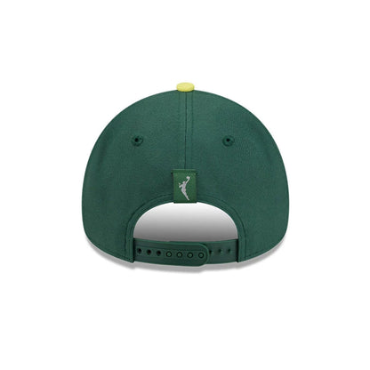 Pictured is this WNBA Tip Off 2026 Seattle Storm 9FORTY A-Frame cap in dark green. 6