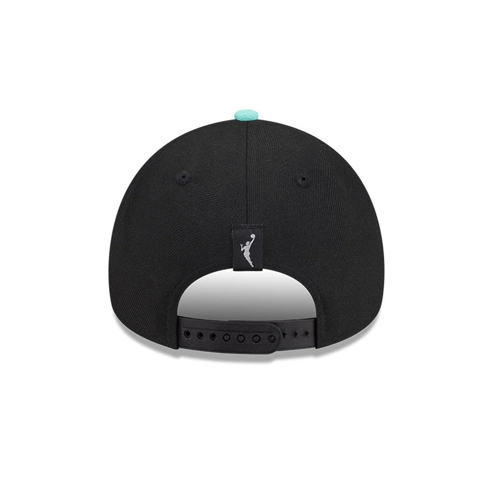 Pictured is this WNBA Tip Off 2026 New York Liberty 9FORTY A-Frame cap in black. 6
