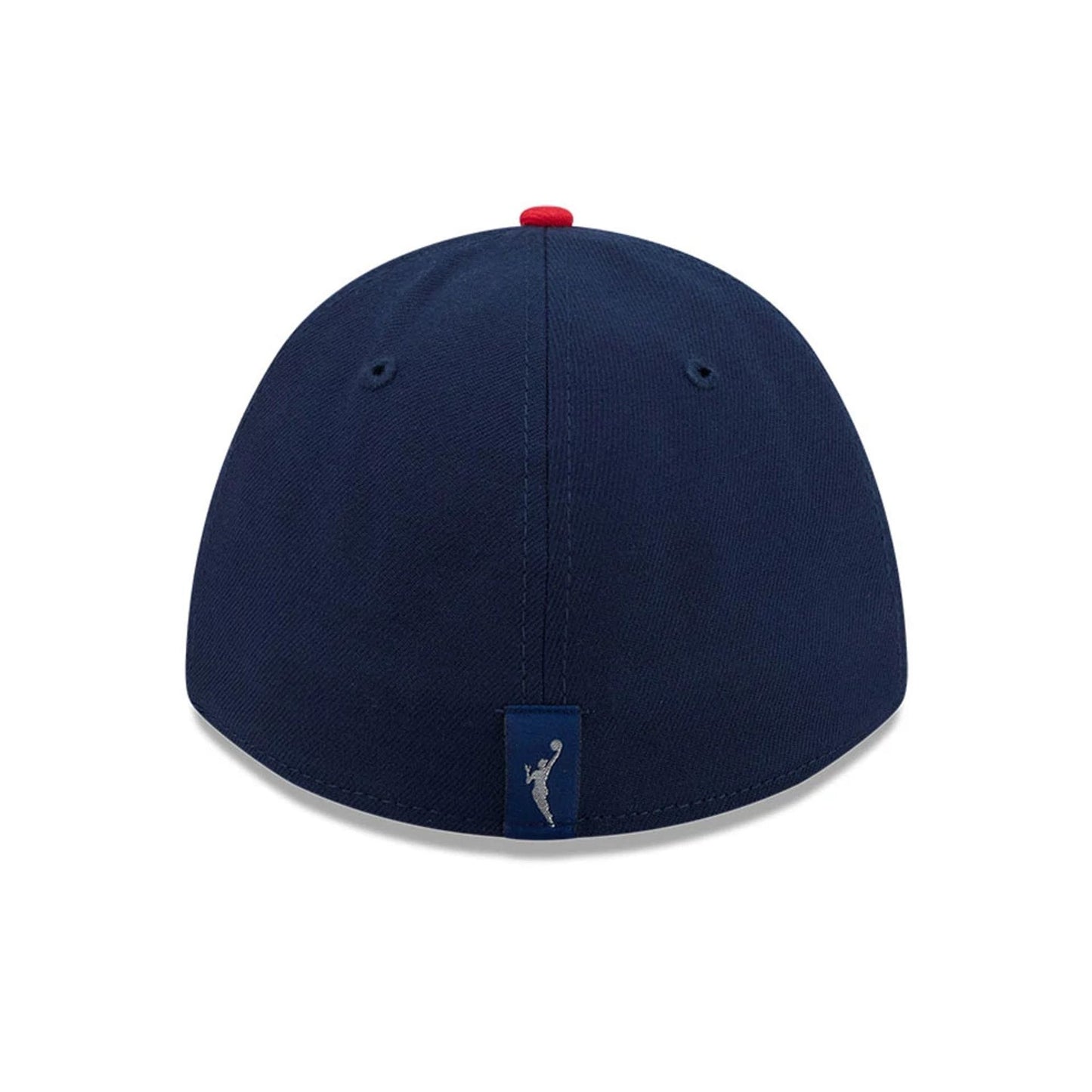 Pictured is this WNBA Tip Off 2026 Indiana Fever 39THIRTY M-Crown Stretch Fit cap in navy. 5