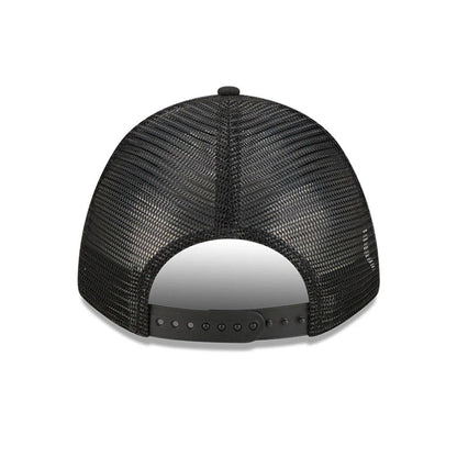 Pictured is this NHL Stanley Cup Champions Philadelphia Flyers 9FORTY M-Crown A-Frame Trucker Adjustable cap in black. 5
