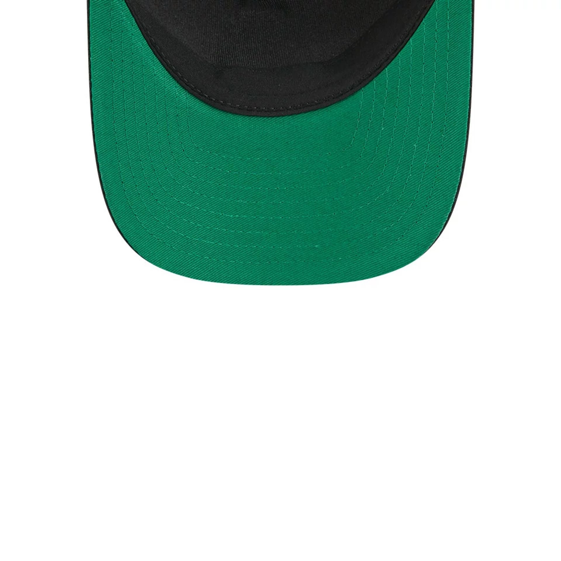 Pictured is this NHL Stanley Cup Champions Toronto Maple Leafs 9FORTY M-Crown A-Frame Trucker Adjustable cap in black. 2