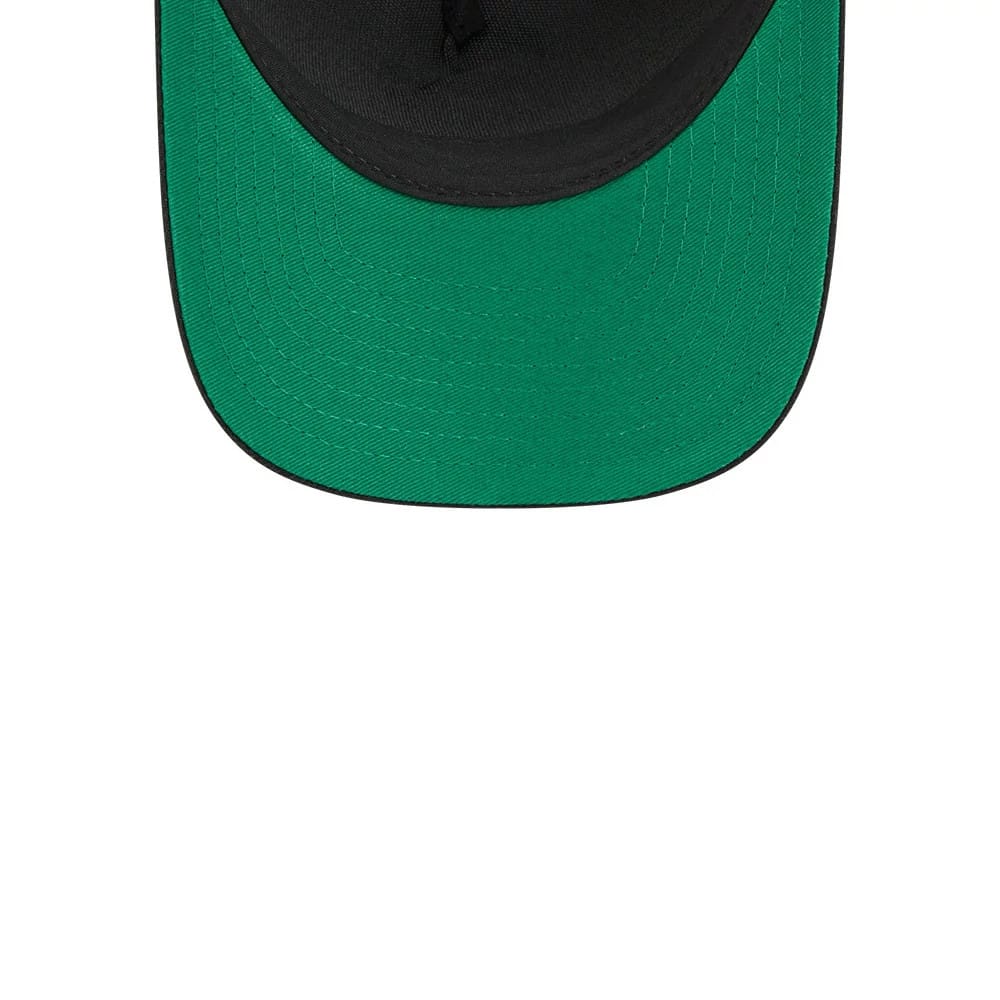 Pictured is this NHL Stanley Cup Champions Anaheim Ducks 9FORTY M-Crown A-Frame Trucker Adjustable cap in black. 2