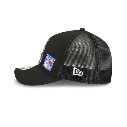 Pictured is this NHL Stanley Cup Champions Boston Bruins 9FORTY M-Crown A-Frame Trucker Adjustable cap in black. 5