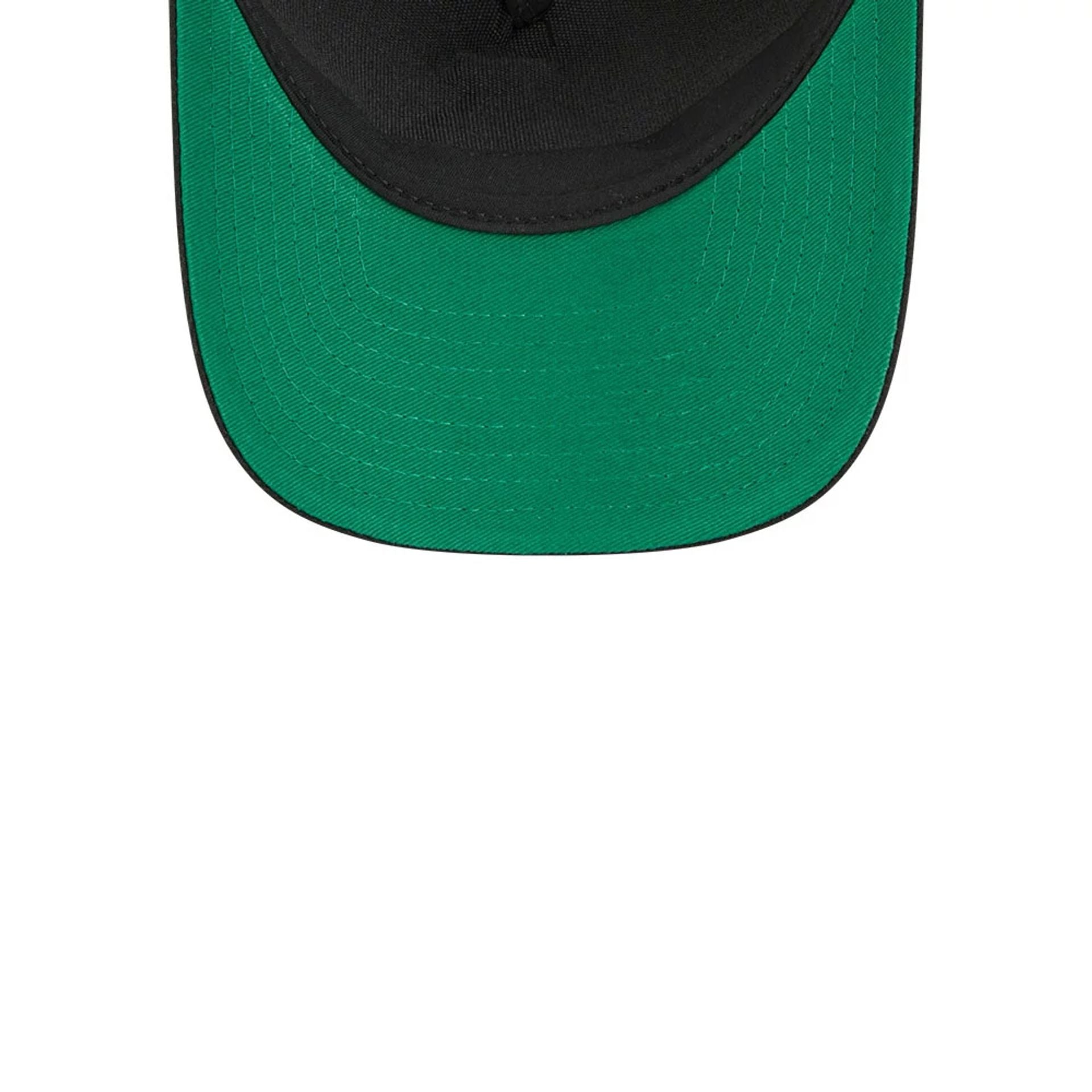 Pictured is this NHL Stanley Cup Champions Boston Bruins 9FORTY M-Crown A-Frame Trucker Adjustable cap in black. 2