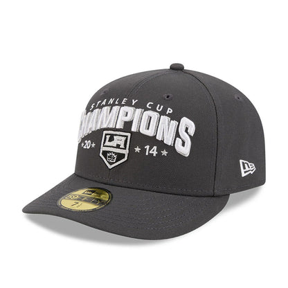 Pictured is this NHL Stanley Cup Champions LA Kings 59FIFTY Fitted cap in dark grey. 4