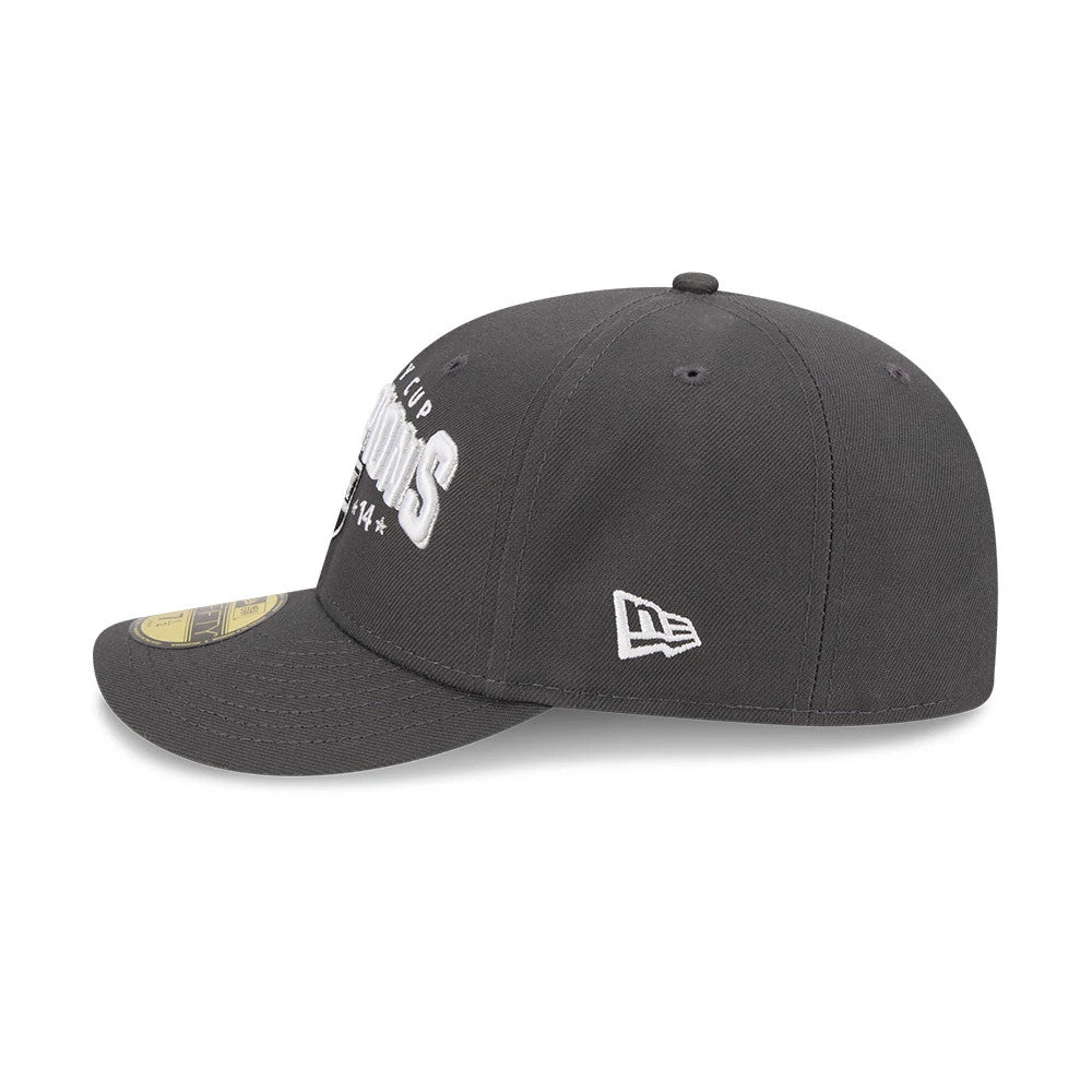 Pictured is this NHL Stanley Cup Champions LA Kings 59FIFTY Fitted cap in dark grey. 6