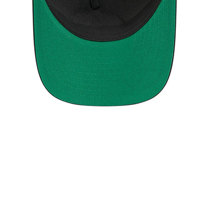 Pictured is this NHL Stanley Cup Champions New York Rangers 9FORTY M-Crown A-Frame Trucker Adjustable cap in black. 2