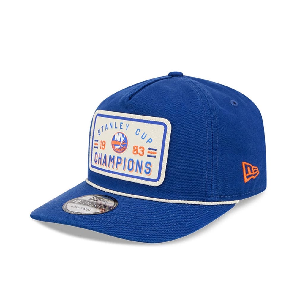 Pictured is this NHL Stanley Cup Champions New York Islanders 19TWENTY Adjustable cap in blue. 4