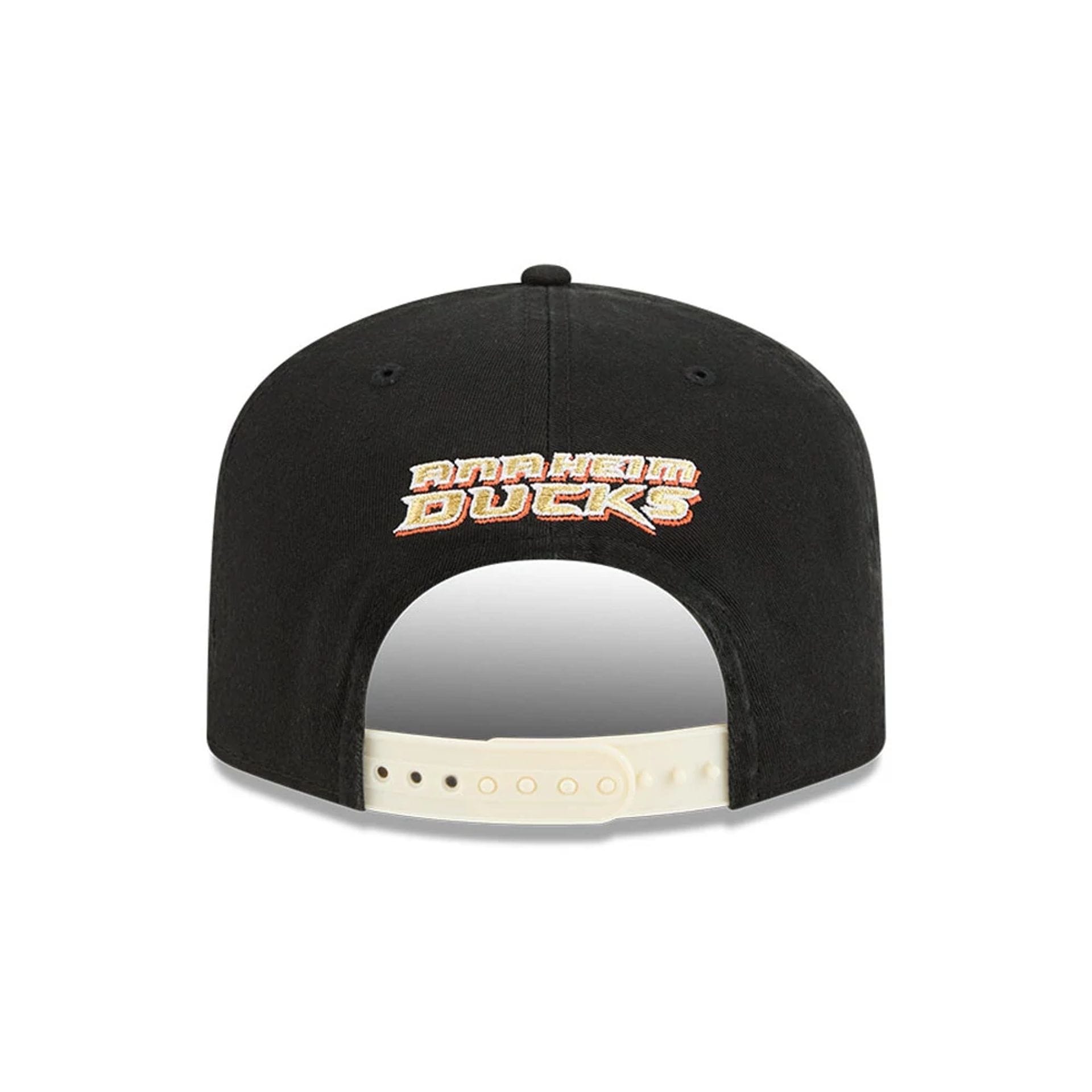 Pictured is this NHL Stanley Cup Champions Anaheim Ducks 19TWENTY Adjustable cap in Black. 3