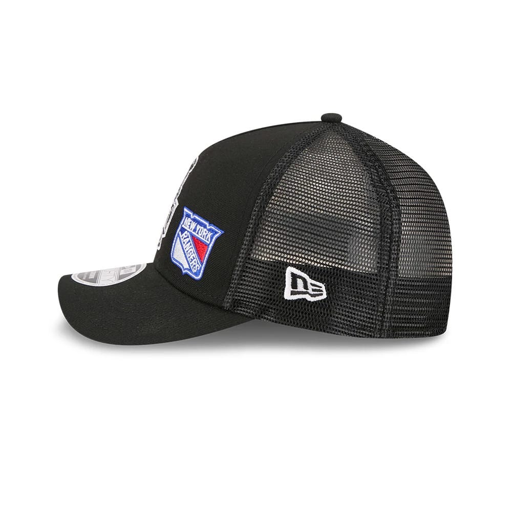 Pictured is this NHL Stanley Cup Champions Montreal Canadiens 9FORTY M-Crown A-Frame Trucker Adjustable cap in black. 6