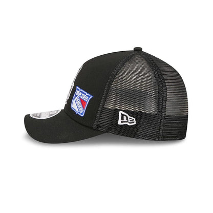 Pictured is this NHL Stanley Cup Champions Montreal Canadiens 9FORTY M-Crown A-Frame Trucker Adjustable cap in black. 6