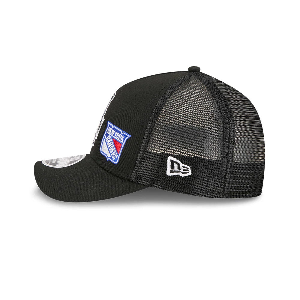 Pictured is this NHL Stanley Cup Champions Montreal Canadiens 9FORTY M-Crown A-Frame Trucker Adjustable cap in black. 6