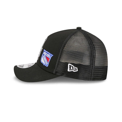Pictured is this NHL Stanley Cup Champions Montreal Canadiens 9FORTY M-Crown A-Frame Trucker Adjustable cap in black. 6