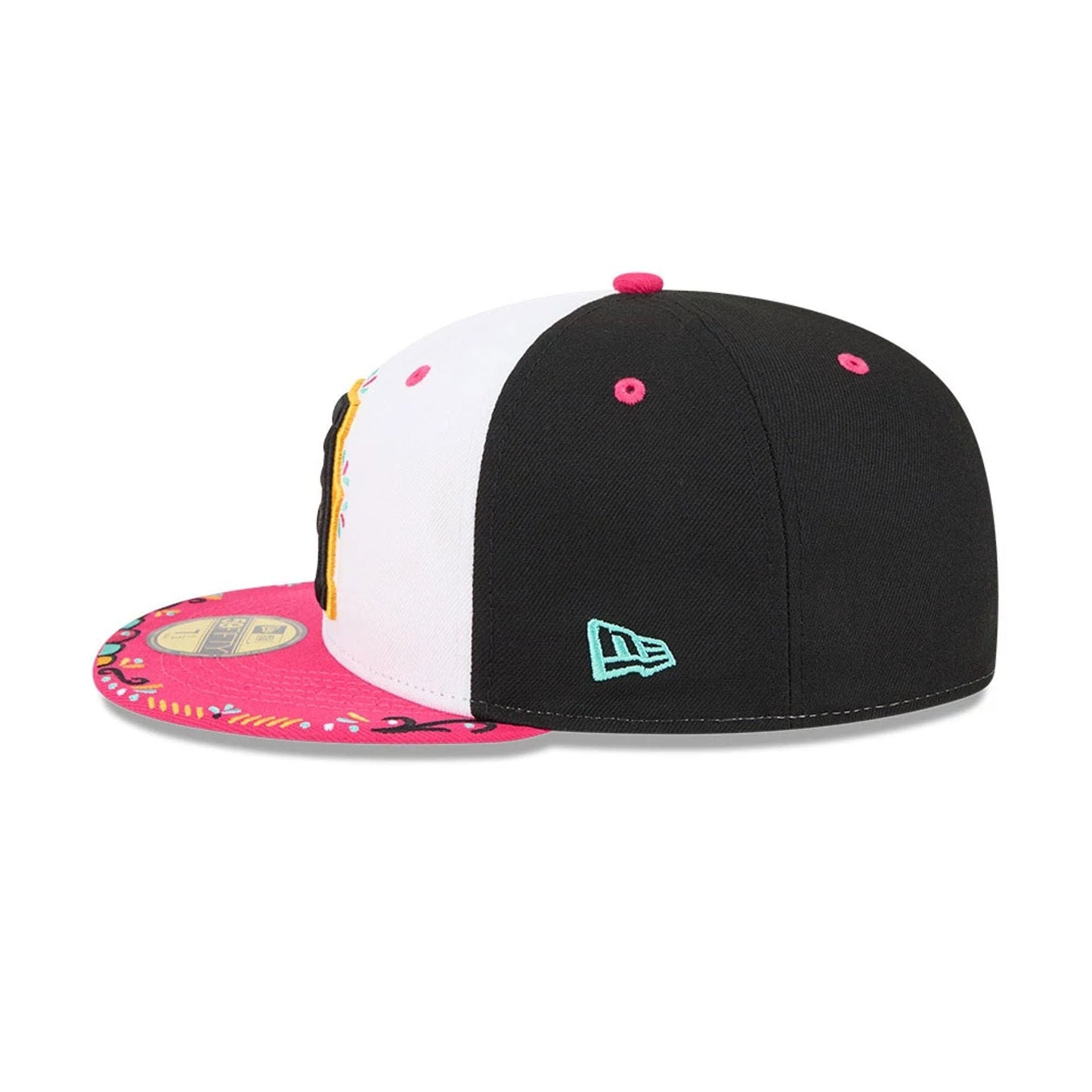 Pictured is this MiLB La Copa 2026 Salt Lake City Bee 59FIFTY Fitted cap in black. 5