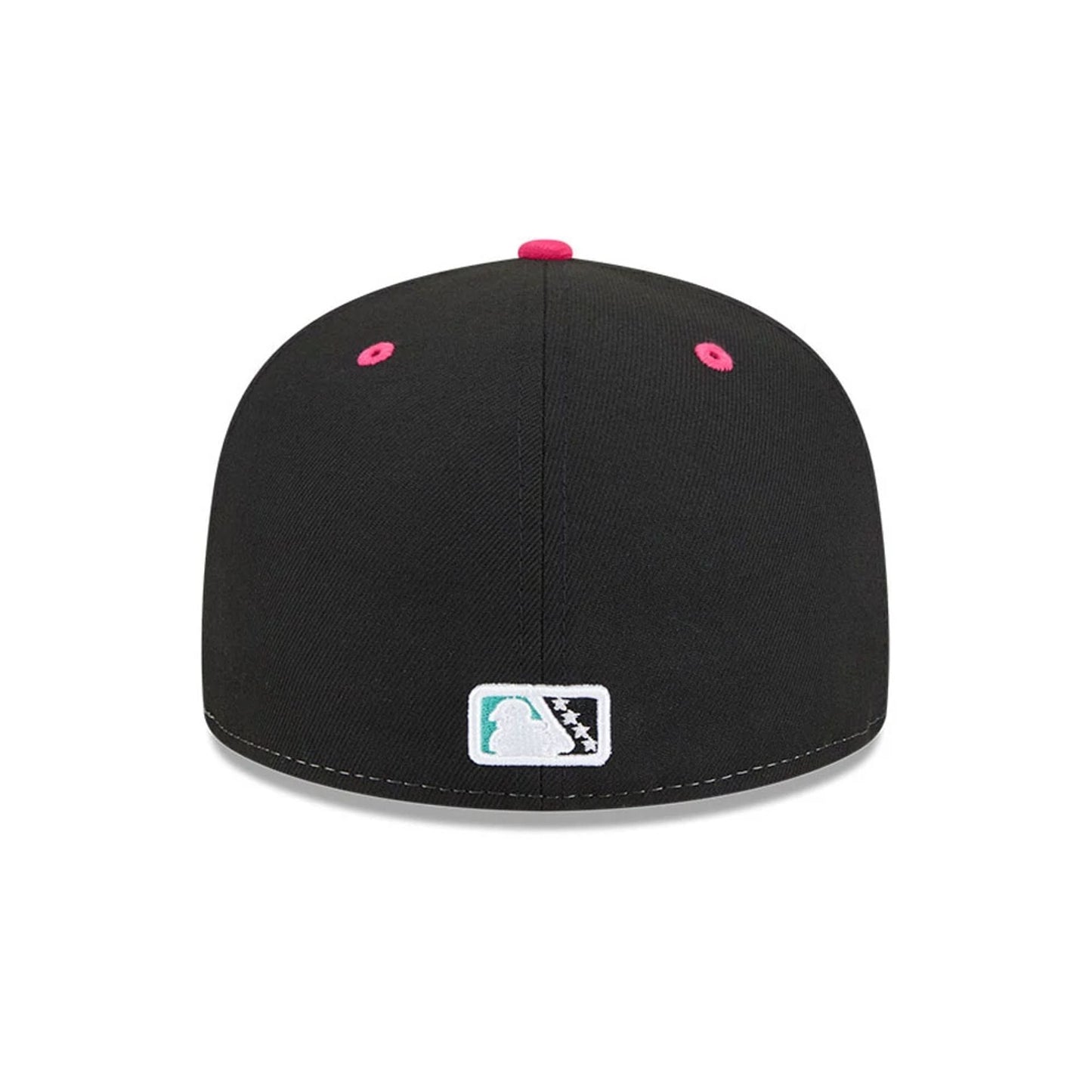 Pictured is this MiLB La Copa 2026 Salt Lake City Bee 59FIFTY Fitted cap in black. 7