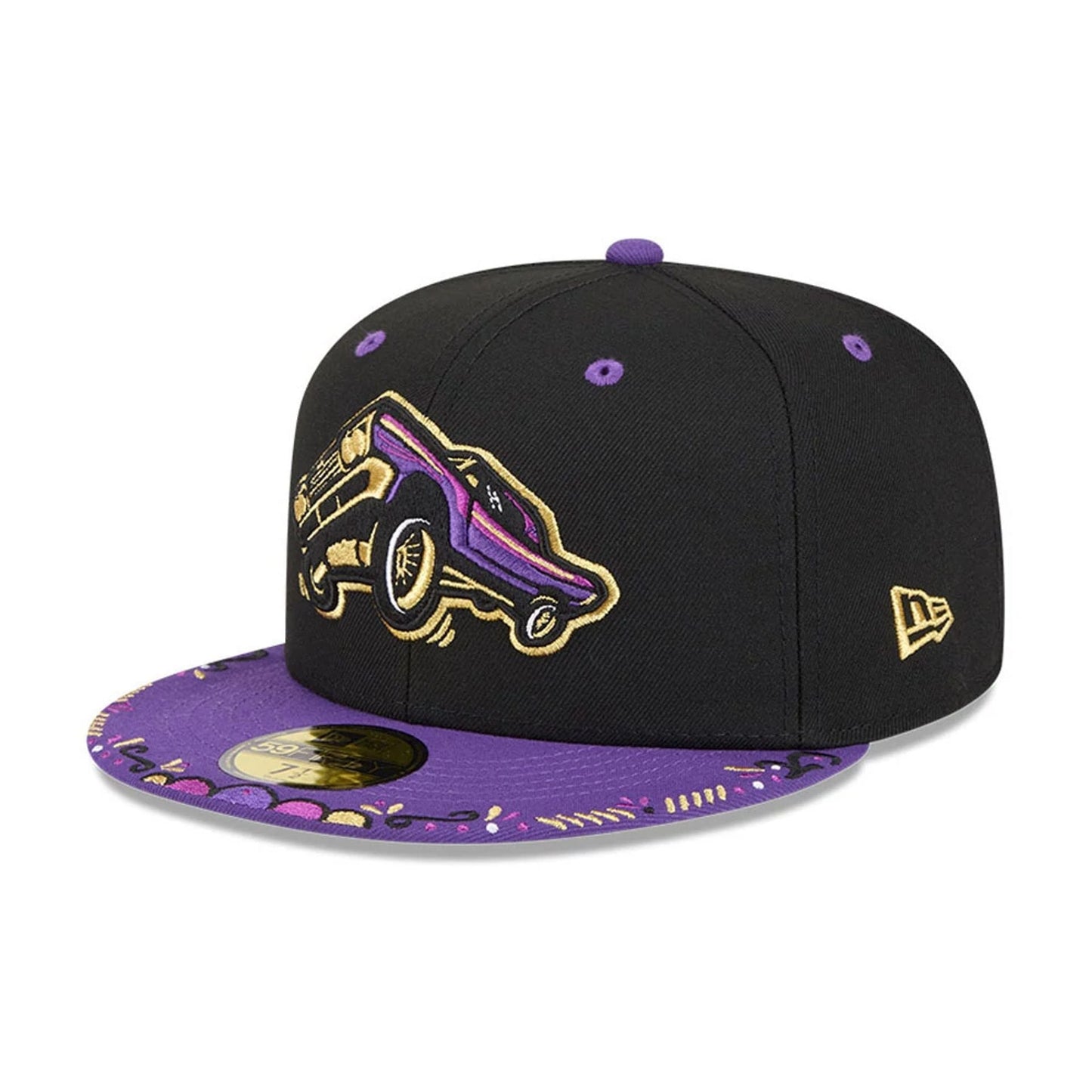 Pictured is this MiLB La Copa 2026 Fresno Grizzlies 59FIFTY Fitted cap in Black. 1