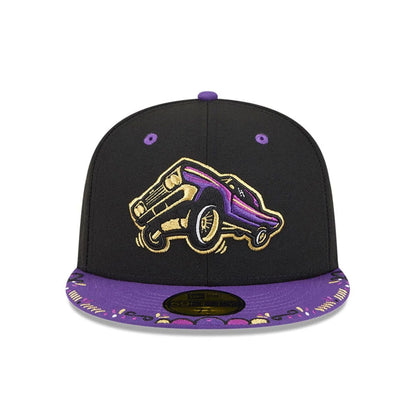 Pictured is this MiLB La Copa 2026 Fresno Grizzlies 59FIFTY Fitted cap in Black. 3