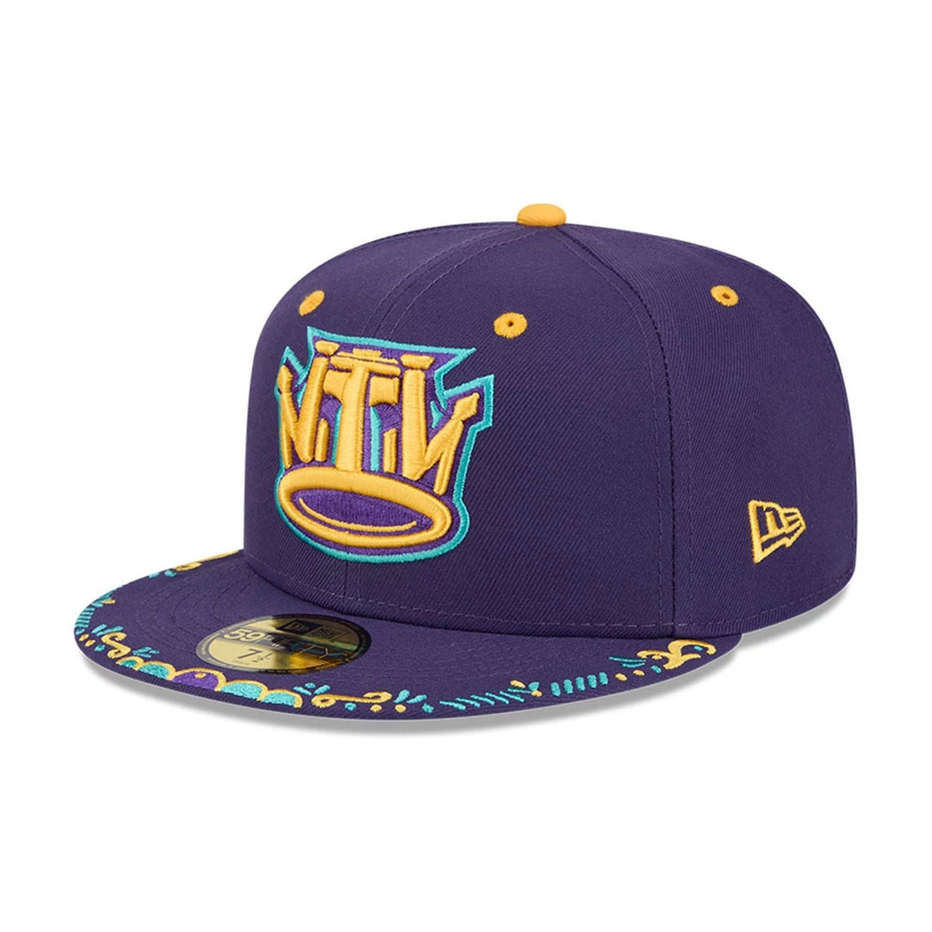 Pictured is this MiLB La Copa 2026 Brooklyn Cyclones 59FIFTY Fitted cap in Purple. 1