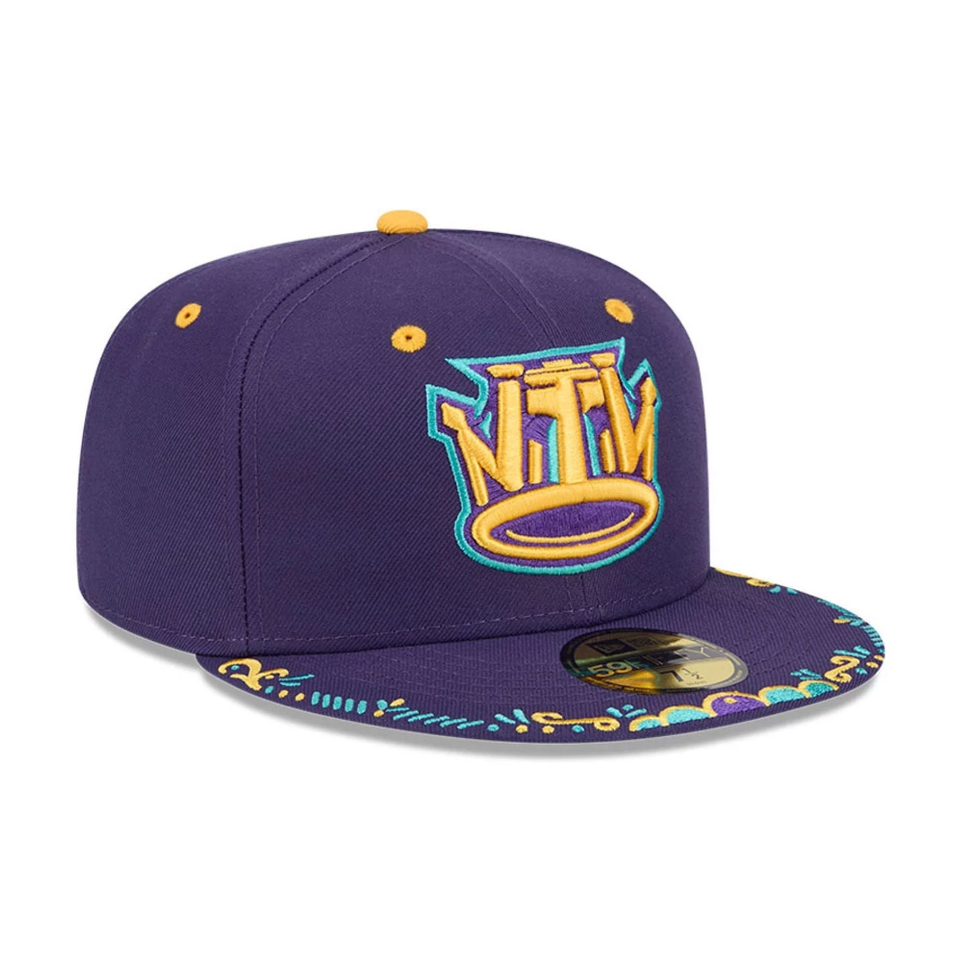 Pictured is this MiLB La Copa 2026 Brooklyn Cyclones 59FIFTY Fitted cap in Purple. 4