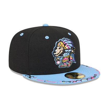 Pictured is this MiLB La Copa 2026 El Paso Chihuahuas 59FIFTY Fitted cap in Black. 4