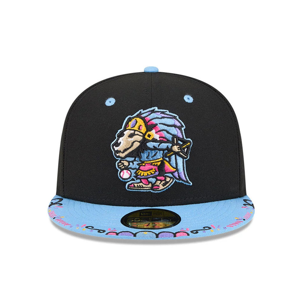 Pictured is this MiLB La Copa 2026 El Paso Chihuahuas 59FIFTY Fitted cap in Black. 3