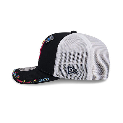 Pictured is this MiLB La Copa 2026 Memphis Redbirds 9SEVENTY Stretch Snap cap in navy. 5