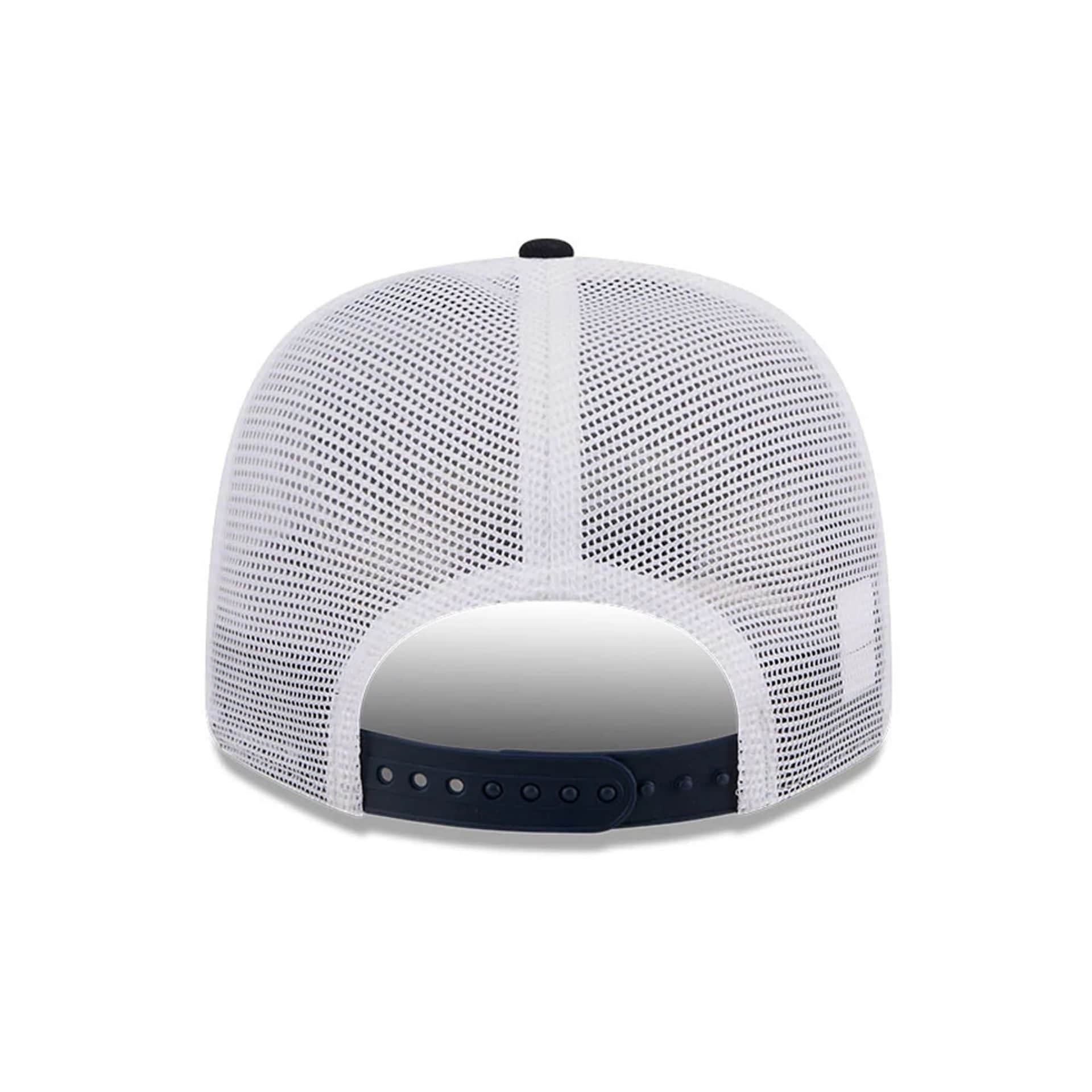 Pictured is this MiLB La Copa 2026 Memphis Redbirds 9SEVENTY Stretch Snap cap in navy. 7