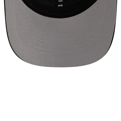 Pictured is this MiLB La Copa 2026 Hickory Crawdads 9SEVENTY Stretch Snap cap in black. 2