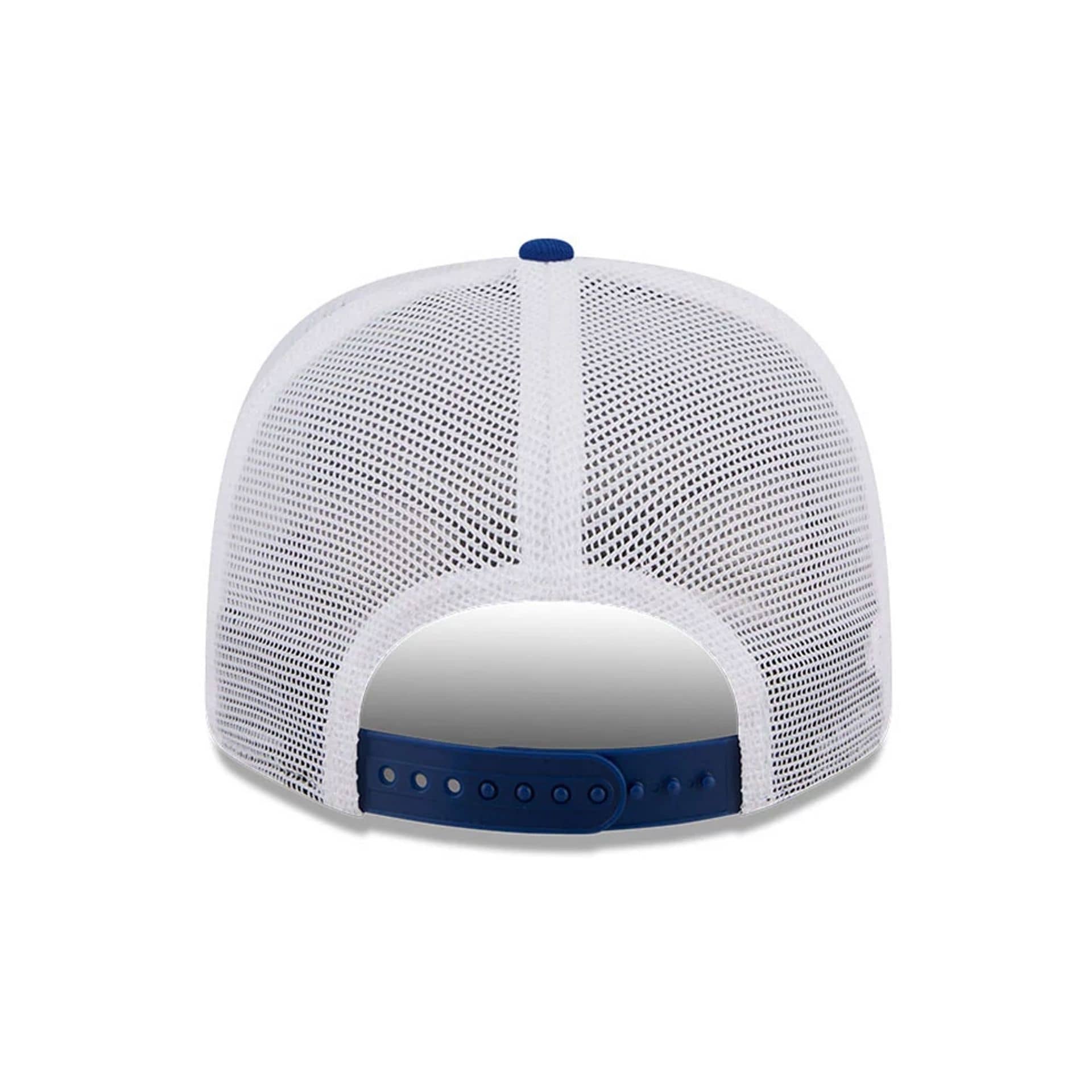 Pictured is this MiLB La Copa 2026 Hillsboro Hops 9SEVENTY Stretch Snap cap in blue. 7