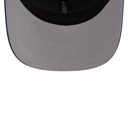 Pictured is this MiLB La Copa 2026 Hillsboro Hops 9SEVENTY Stretch Snap cap in blue. 2