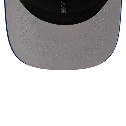 Pictured is this MiLB La Copa 2026 Hillsboro Hops 9SEVENTY Stretch Snap cap in blue. 2