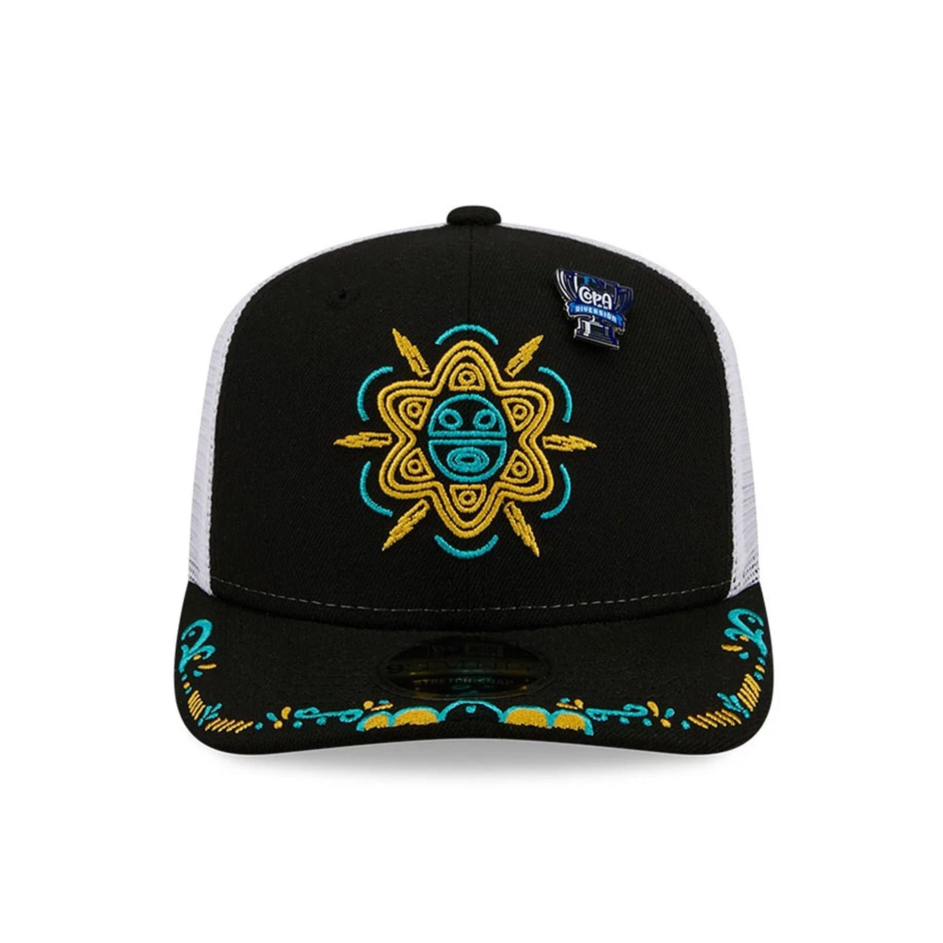 Pictured is this MiLB La Copa 2026 Buffalo Bisons 9SEVENTY Stretch Snap cap in black. 3