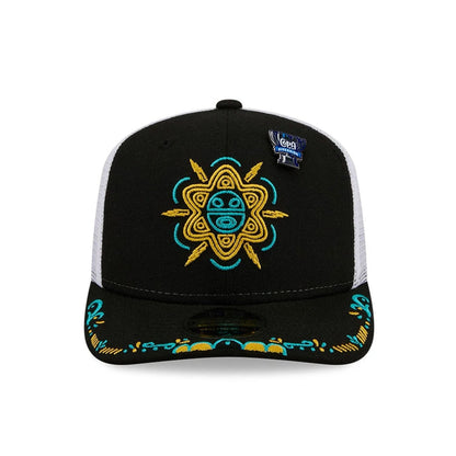 Pictured is this MiLB La Copa 2026 Buffalo Bisons 9SEVENTY Stretch Snap cap in black. 3